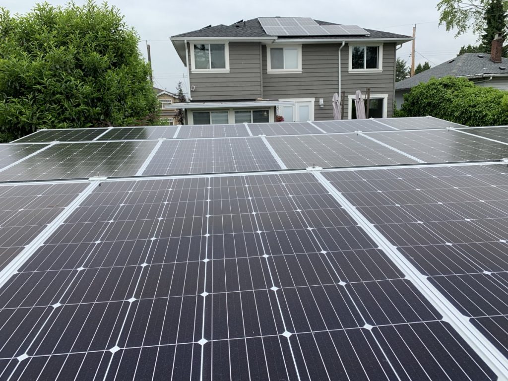 rooftop solar panel installation Burnaby BC