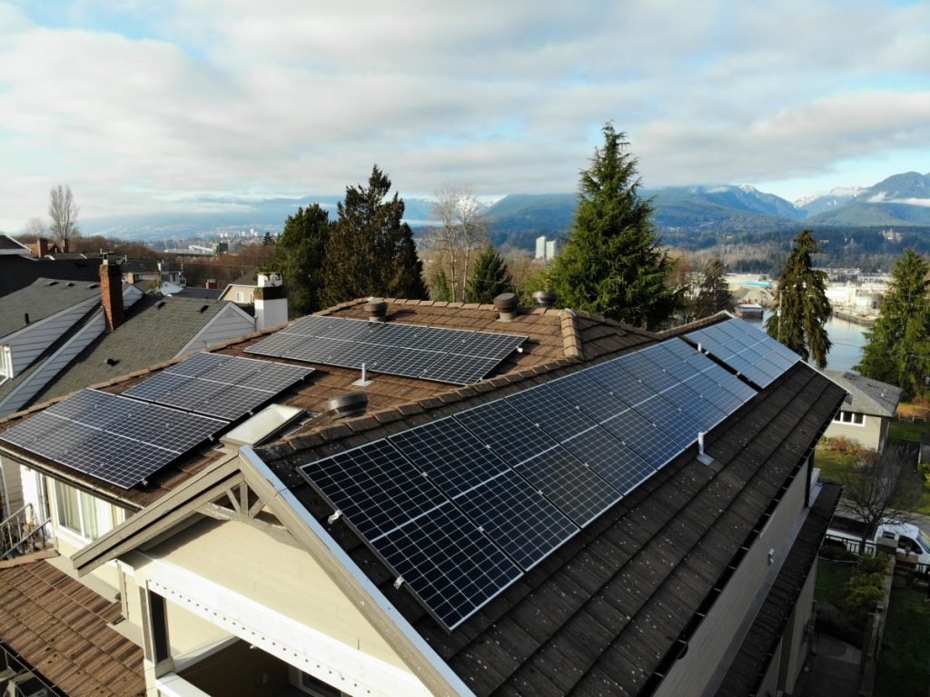 rooftop solar panel installation burnaby bc