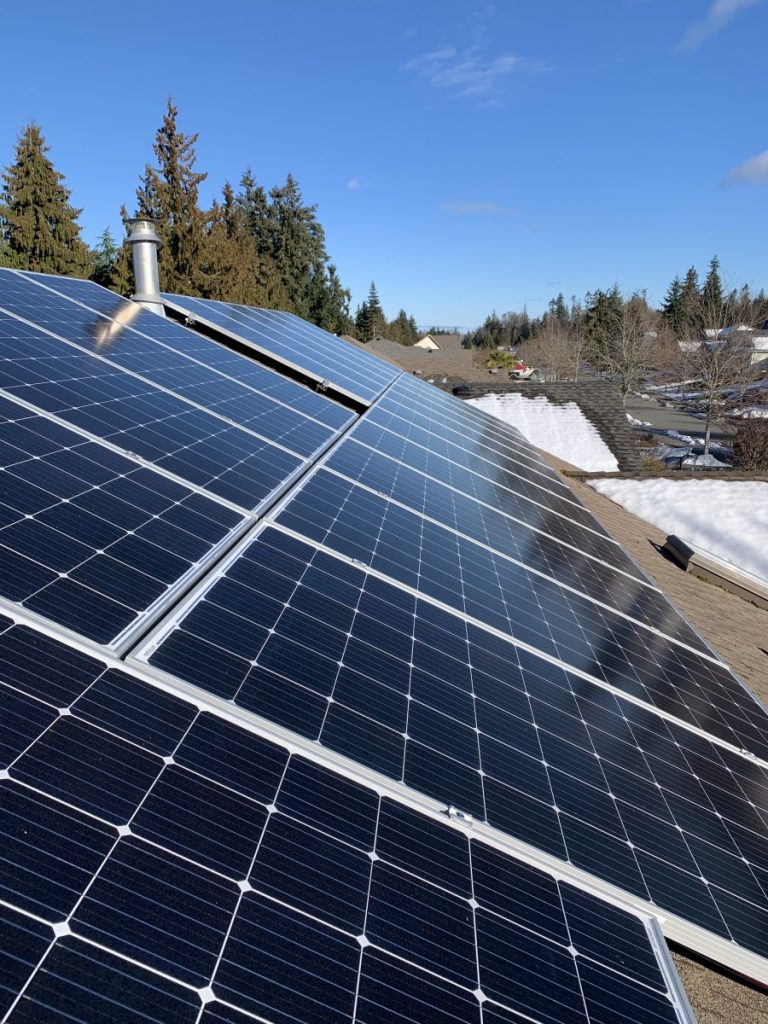 rooftop solar panel installation Parksville BC