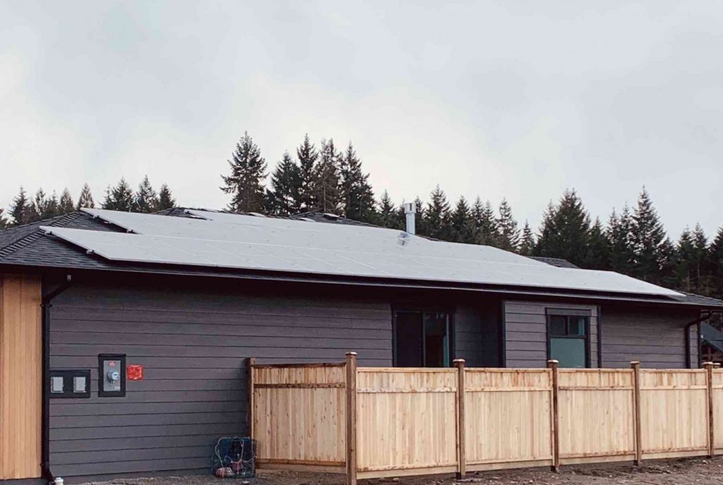 rooftop solar panel installation in Port Alberni BC
