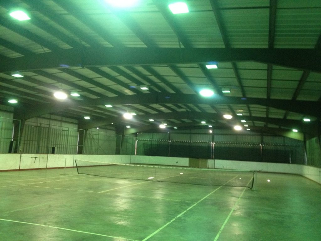 Masset Community Centre lighting before LED design and installation by Shift