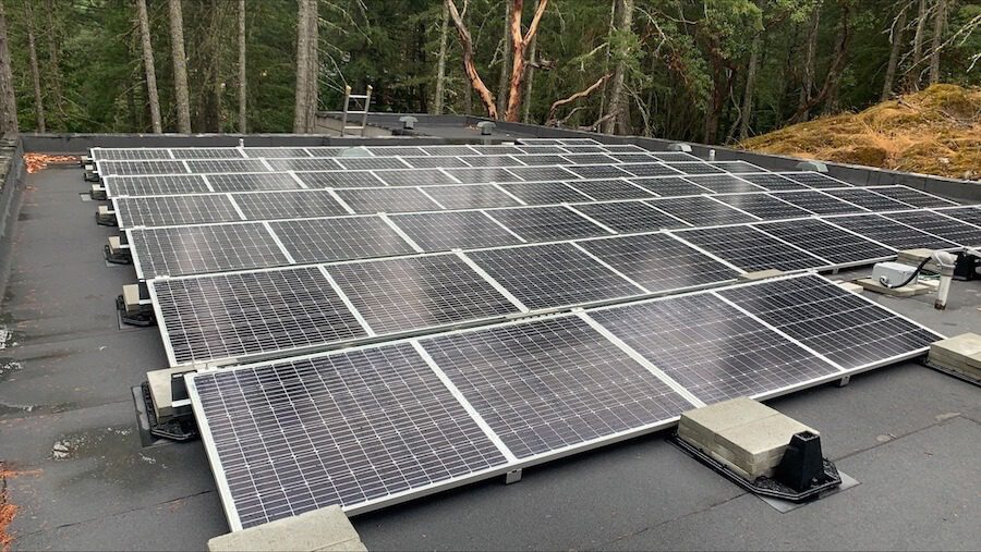 13.14kW Solar Panel Installation, with Powerwall, in Victoria BC